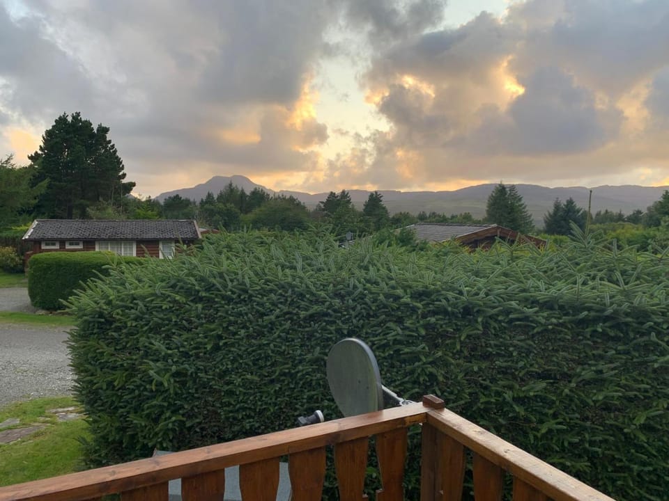 Natural landscape, Mountain view, Sunset