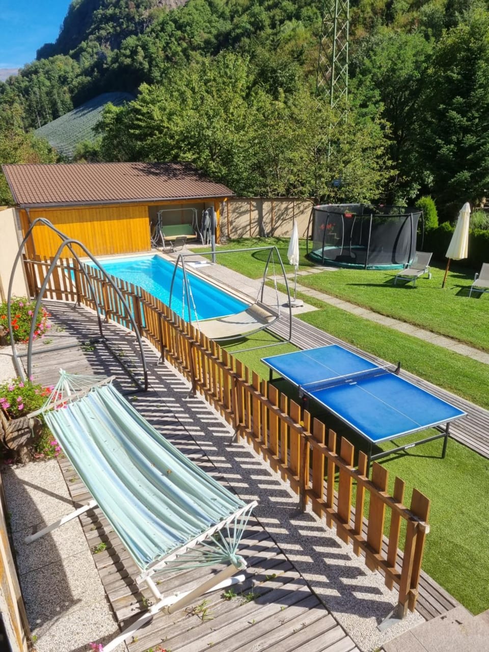 Natural landscape, Garden view, Pool view, Swimming pool, sunbed