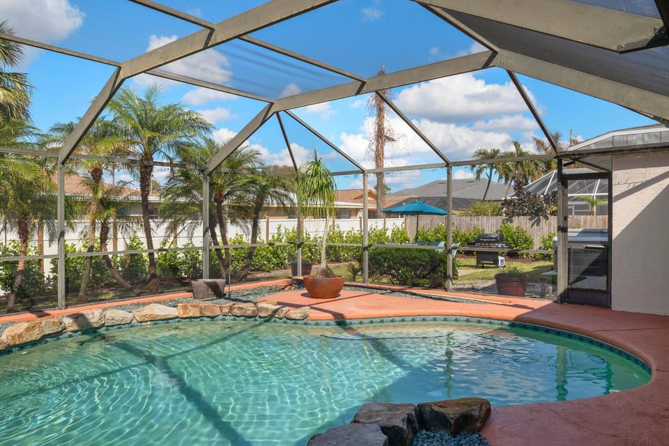 Natural landscape, Pool view, Swimming pool