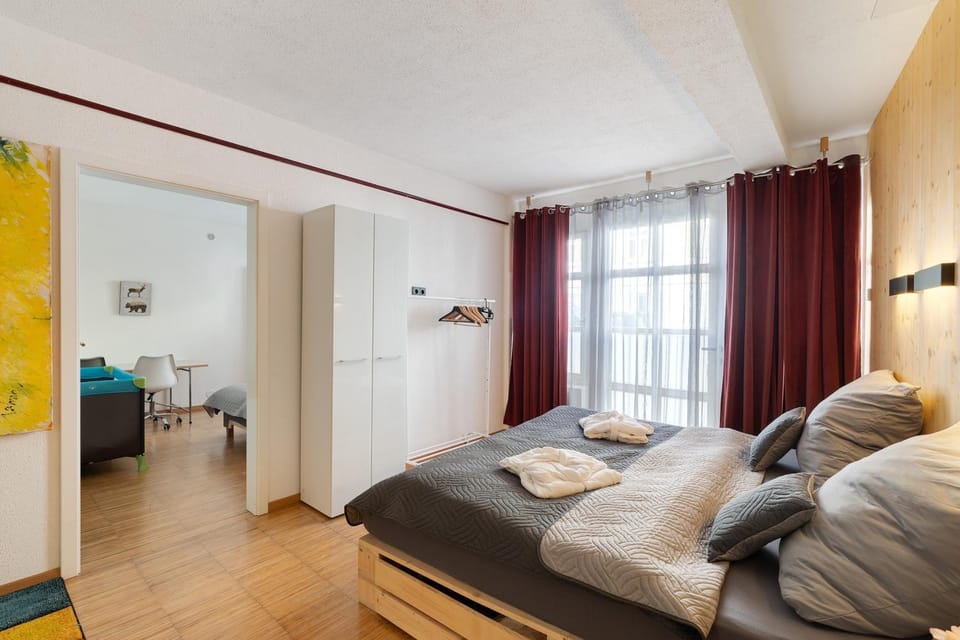 Property building, Living room, Bedroom