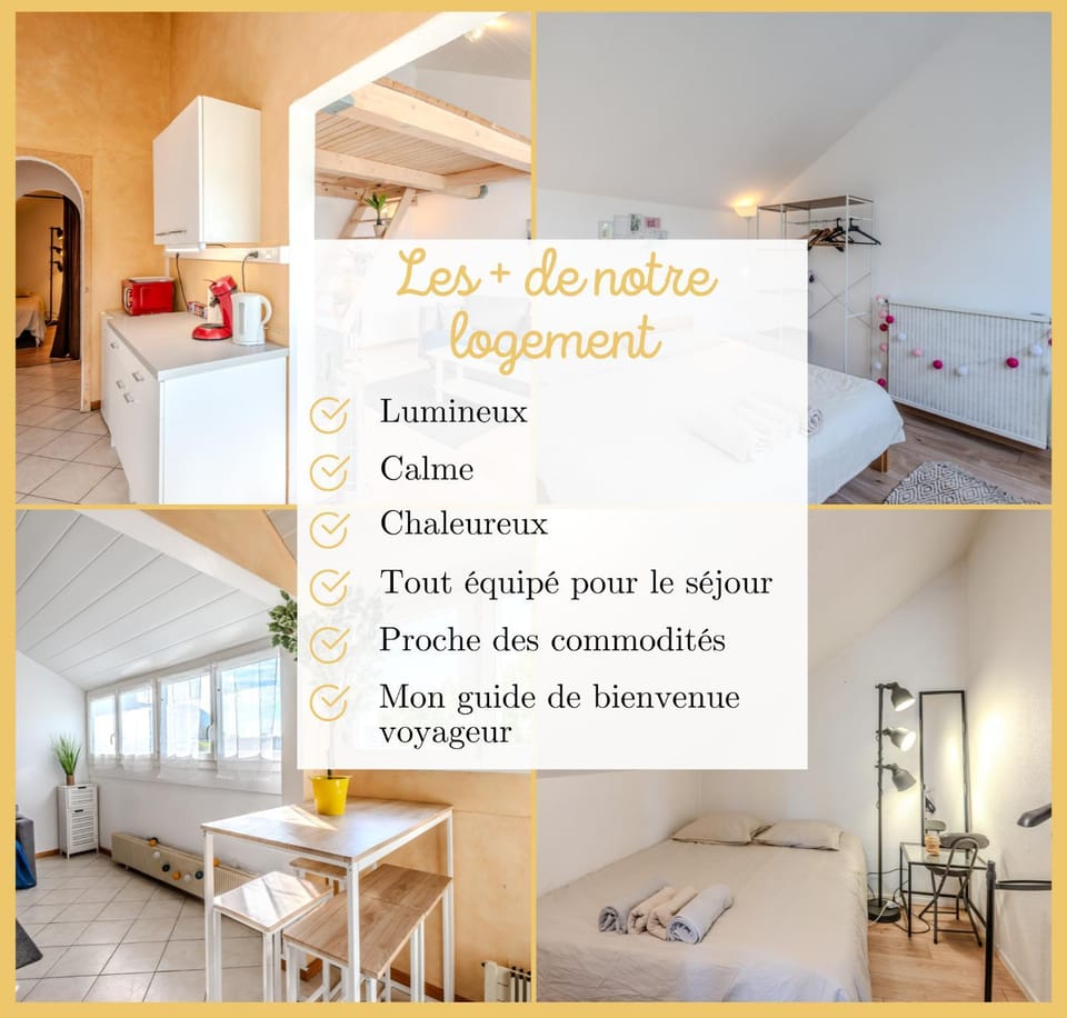 Chez Amel & Val I T2 I Annemasse Apartment in Annemasse