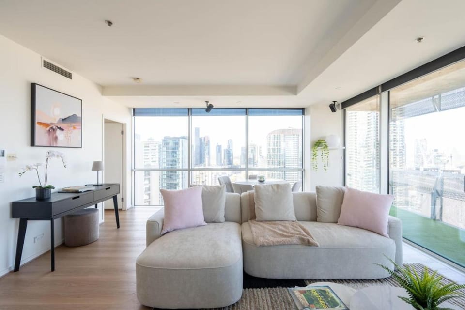 Spring, Day, View (from property/room), Living room, Seating area