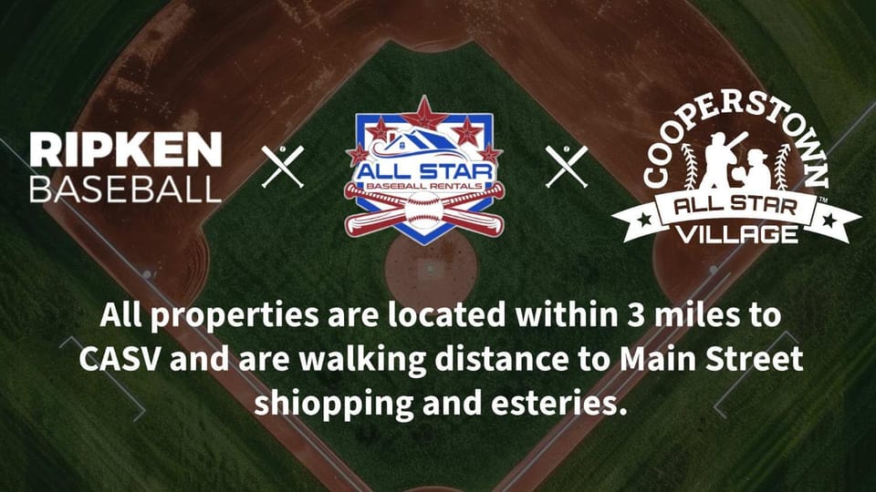 Pitcher's Paradise Apt 2-All Star Baseball Rentals Apartment in Oneonta