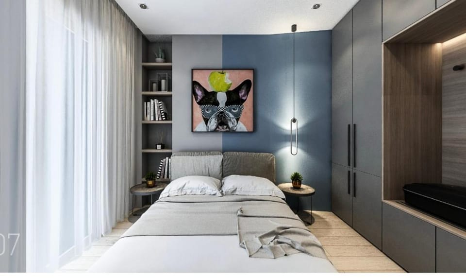 Bed, Bedroom, wardrobe