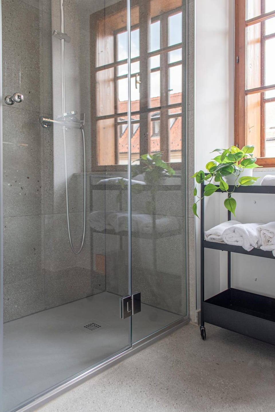 Shower, Bathroom, towels