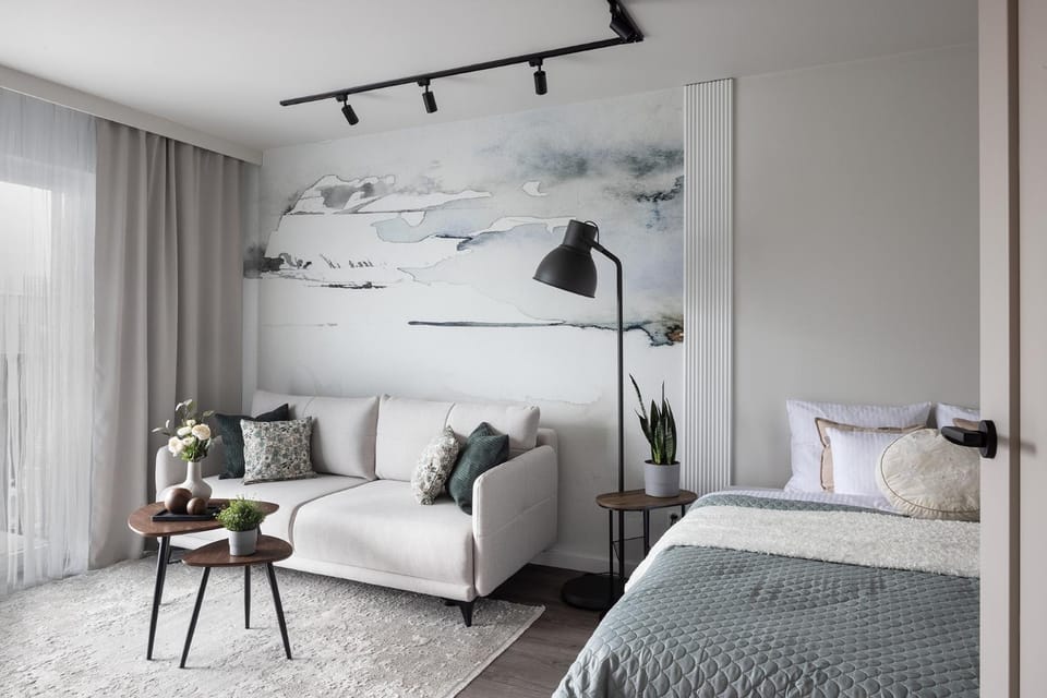 Living room, Bedroom