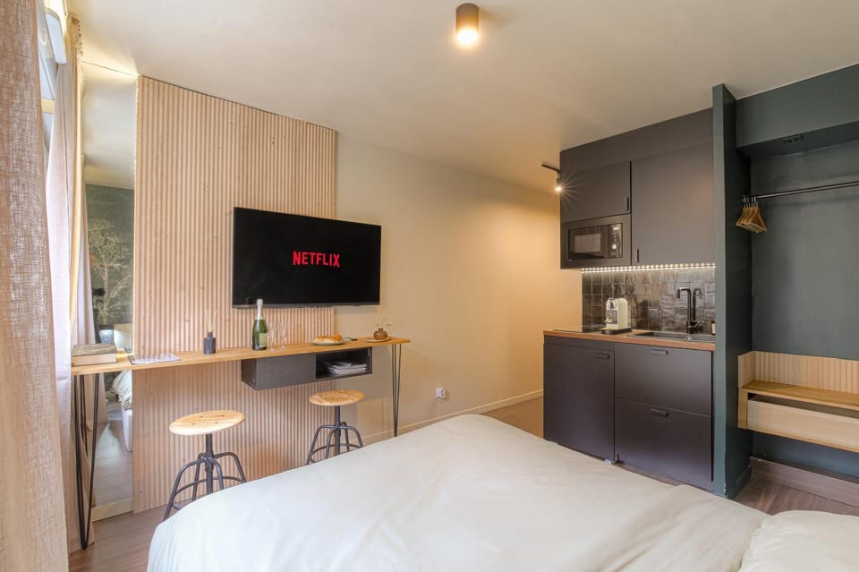 Suite avec Sauna privé proche Cité Internationale Apartment in Caluire-et-Cuire