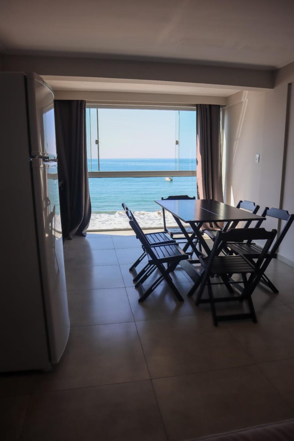 Day, View (from property/room), Balcony/Terrace, Living room, Seating area, Dining area, Sea view