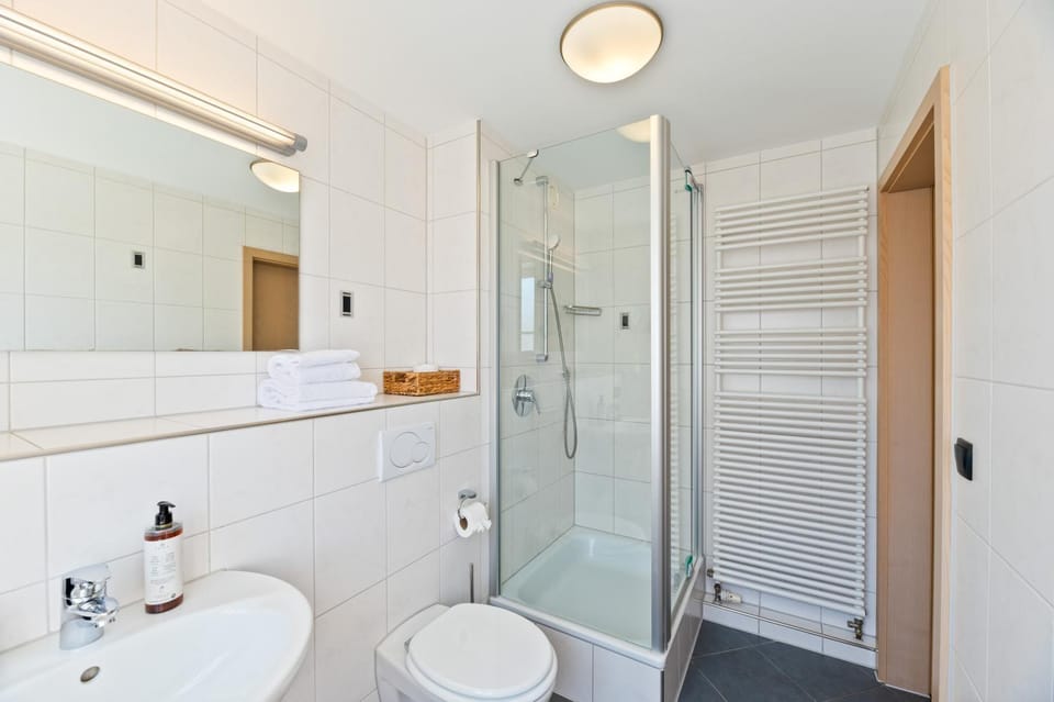 Shower, Toilet, Bathroom, towels