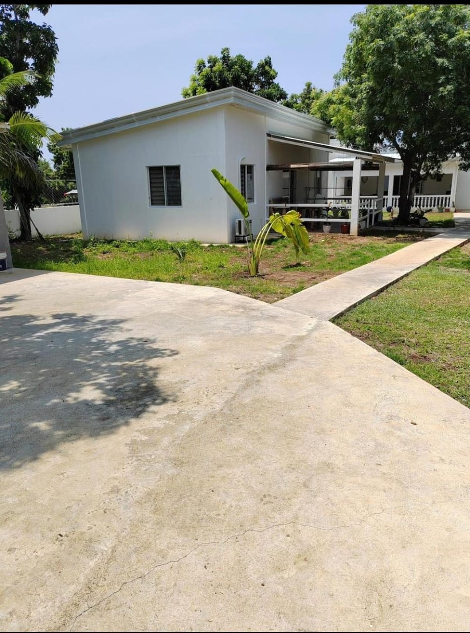 Property building, Garden view