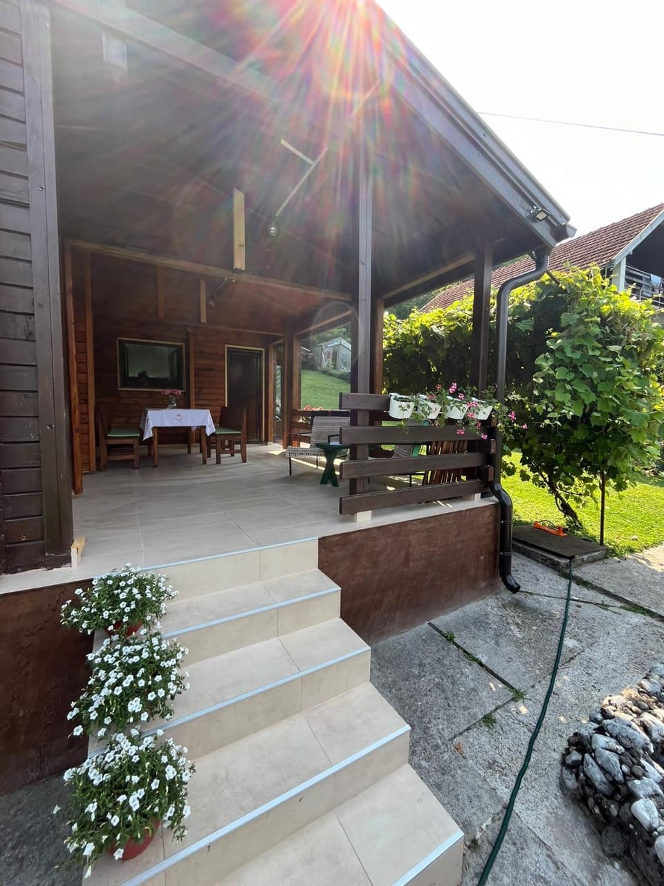 Property building, Garden, Garden view