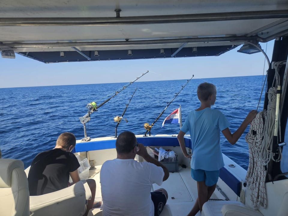 Fishing Chatrer -Big game-izleti brodom Docked boat in Šibenik-Knin County, Croatia