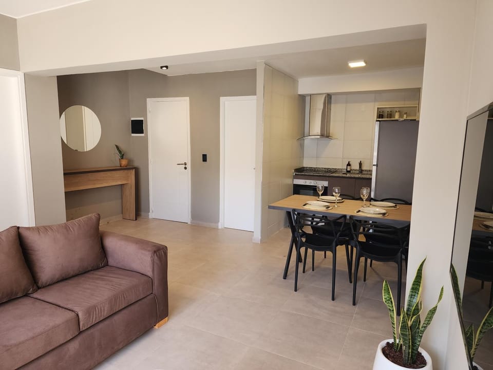 Kitchen or kitchenette, Living room, Dining area