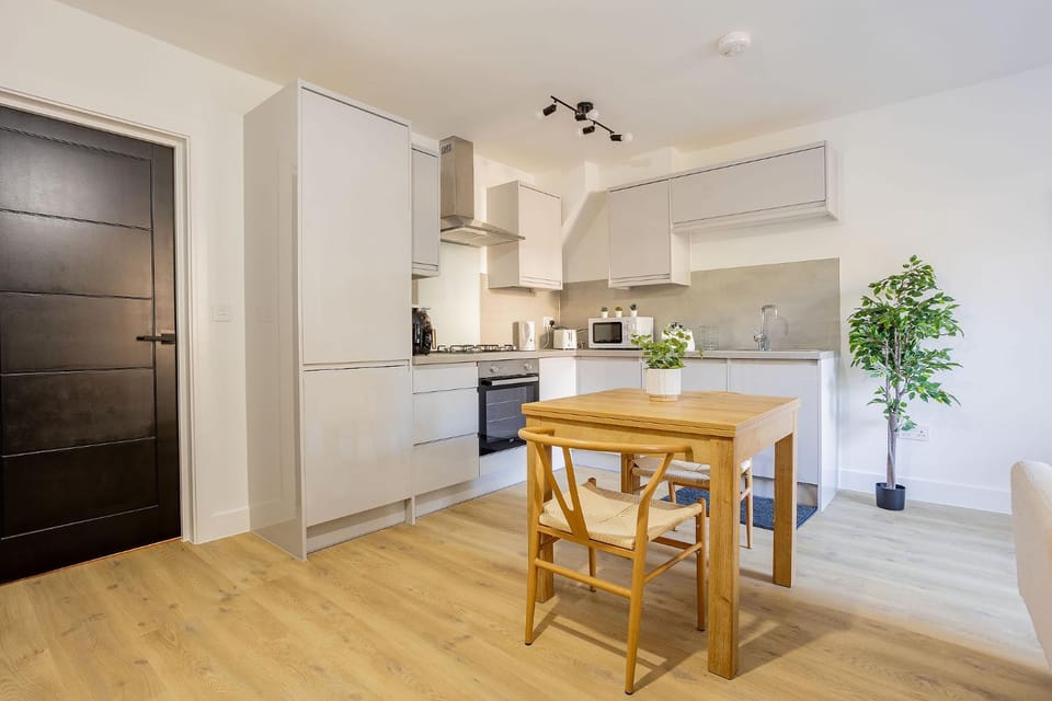 Kitchen or kitchenette, Dining area, oven, stove