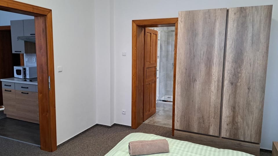 Kitchen or kitchenette, wardrobe