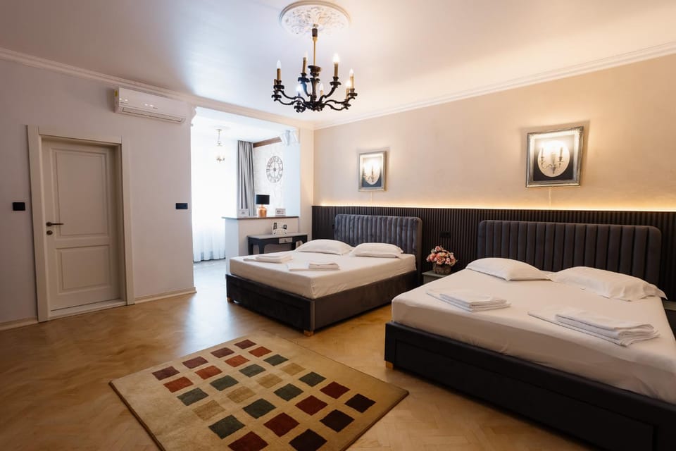 Bed, air conditioner