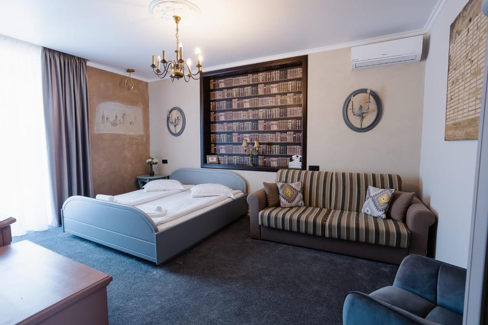 Bed, air conditioner