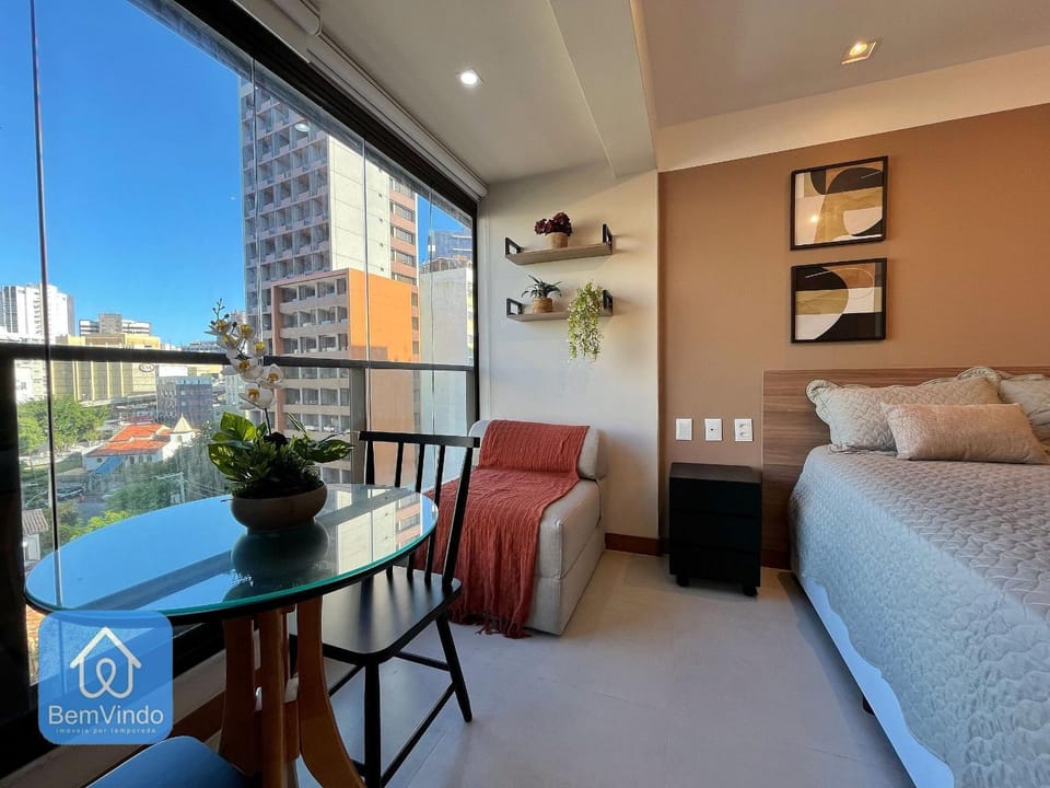 View (from property/room), Living room, Dining area, City view