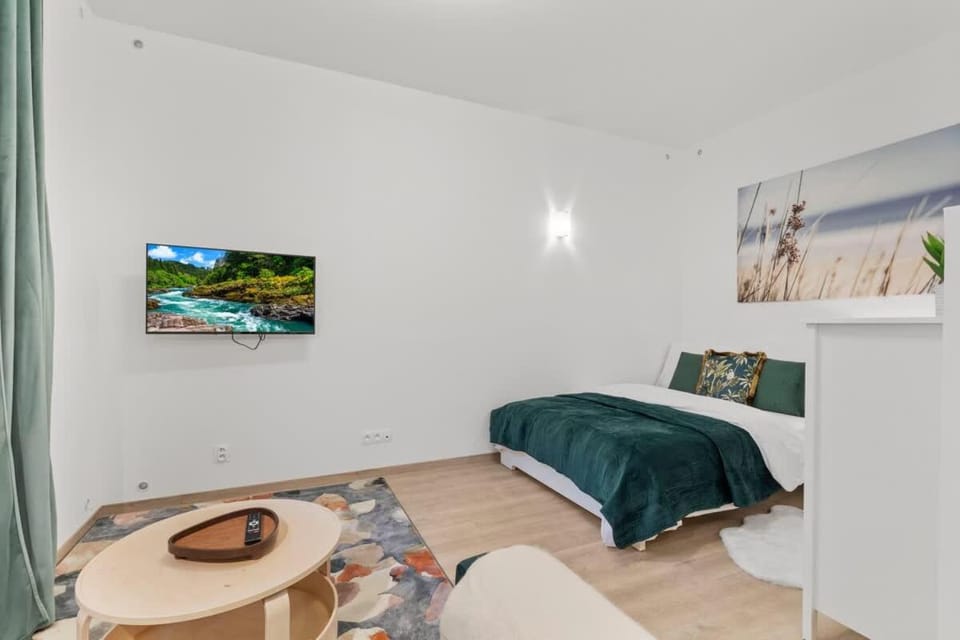 Bed, TV and multimedia, Photo of the whole room, Bedroom