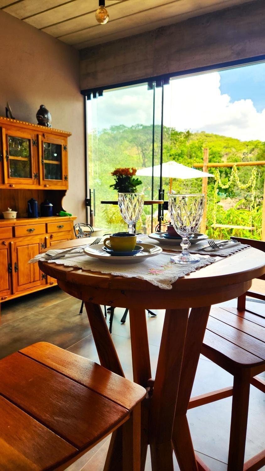 Villa Pella - Chalé Peônia- com café manhã Nature lodge in State of Minas Gerais, Brazil