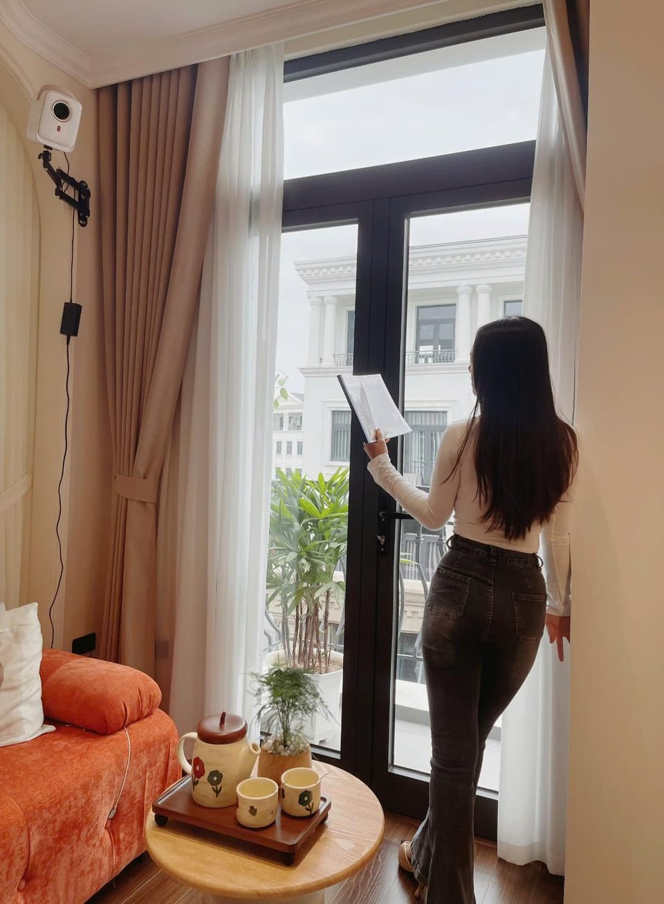 People, View (from property/room), Balcony/Terrace, Balcony/Terrace, group of guests, air conditioner
