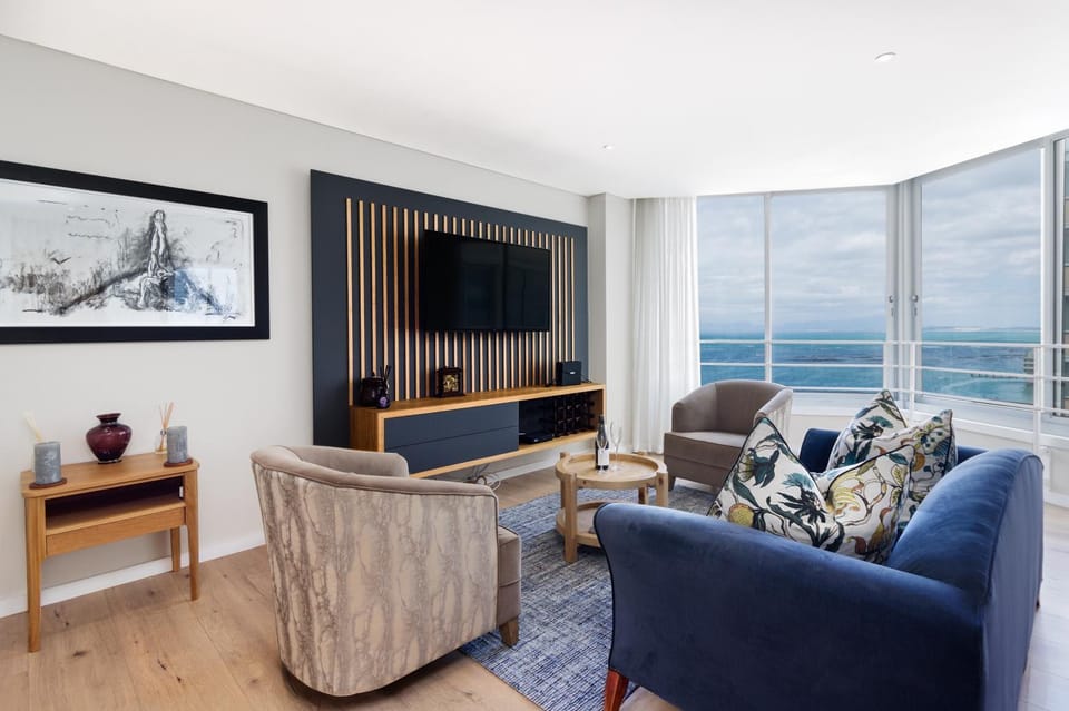 TV and multimedia, Living room, Sea view, Sunset