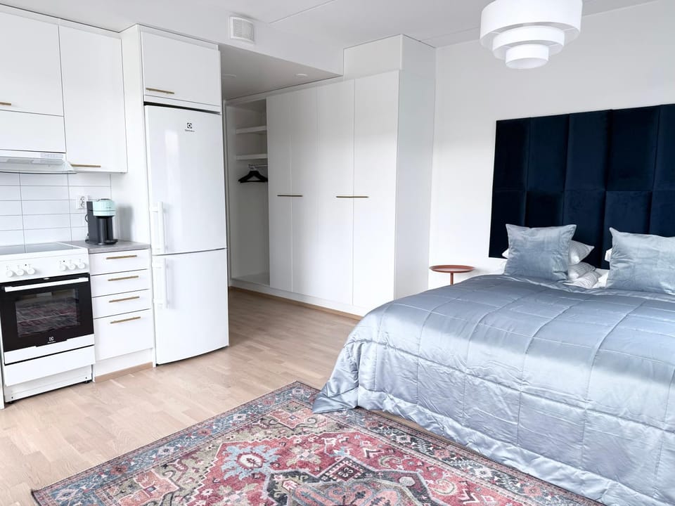 Bed, Kitchen or kitchenette, Photo of the whole room, Bedroom, oven, pet friendly, stove