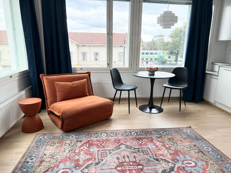 Living room, Seating area, Dining area