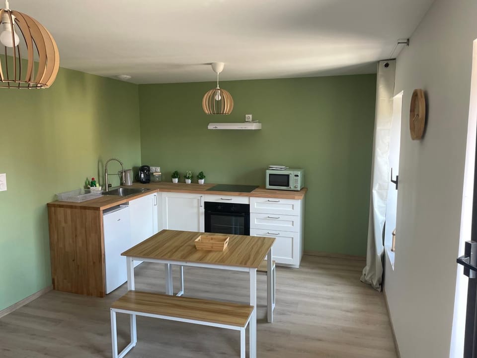 Kitchen or kitchenette, Dining area, oven, stove