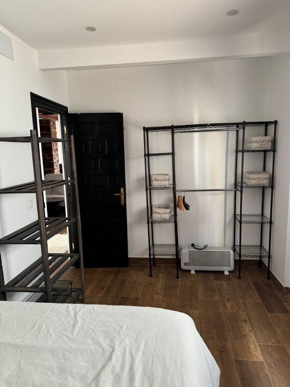 Bed, storage, wardrobe