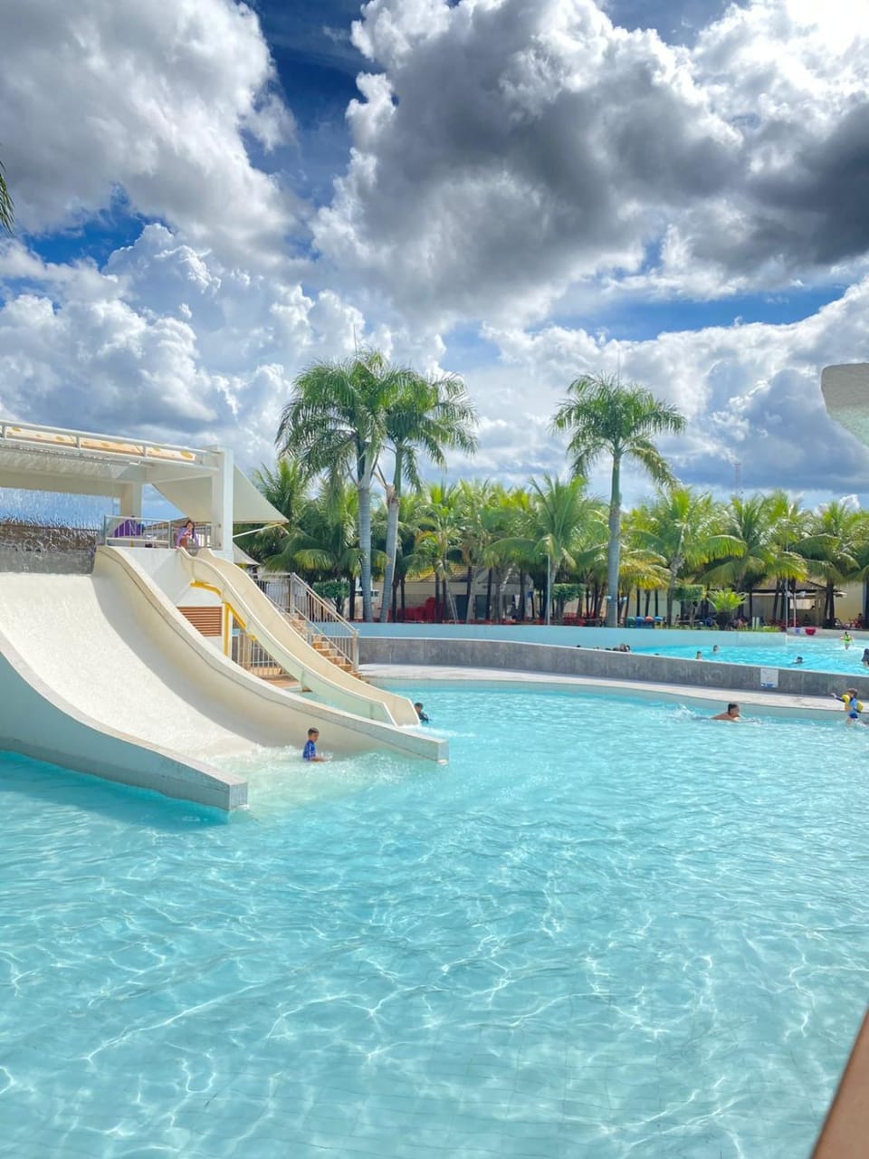 Day, Aqua park, Pool view, Swimming pool, sunbed