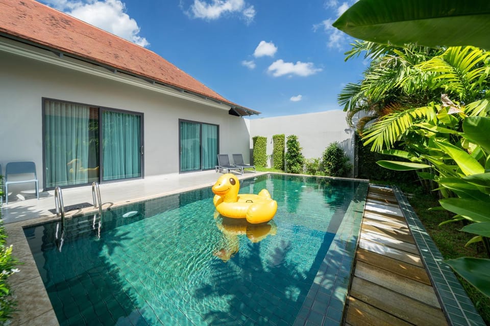 宽敞舒适 邦涛海滩Laguna附近 三卧室私人泳池别墅 Villa in Choeng Thale