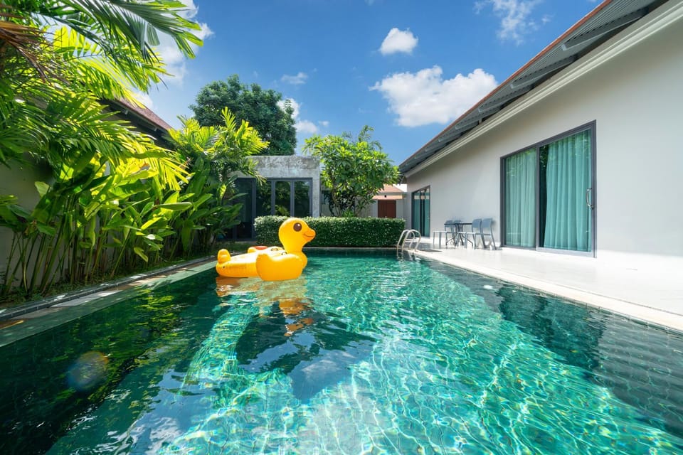 宽敞舒适 邦涛海滩Laguna附近 三卧室私人泳池别墅 Villa in Choeng Thale