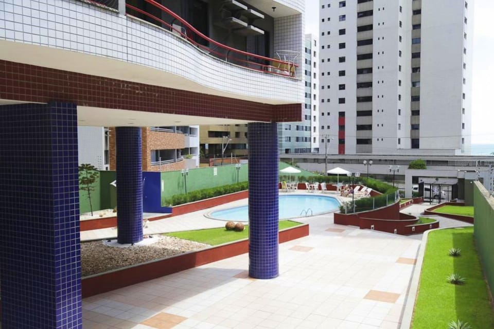 Property building, Balcony/Terrace, Pool view, Swimming pool