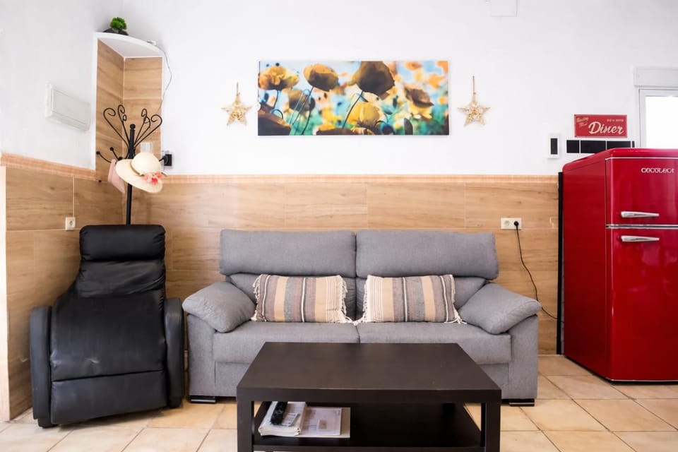 Living room, Seating area, heating, air conditioner