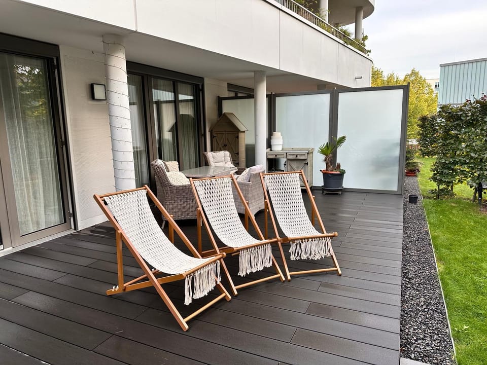 Garden, Balcony/Terrace, Balcony/Terrace, Seating area, Garden view, sunbed