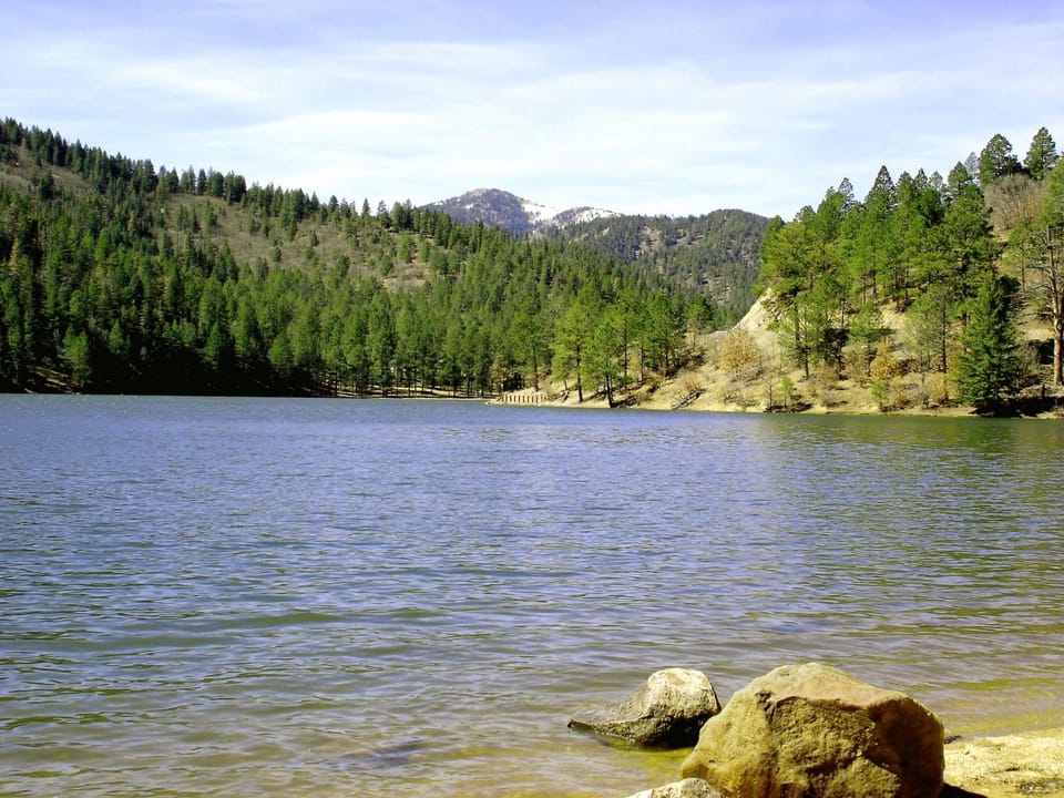 Natural landscape, Lake view, Mountain view