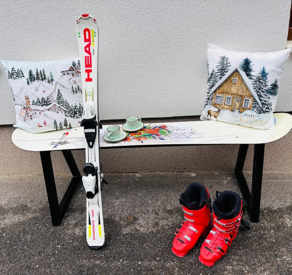 Property building, Winter, Skiing
