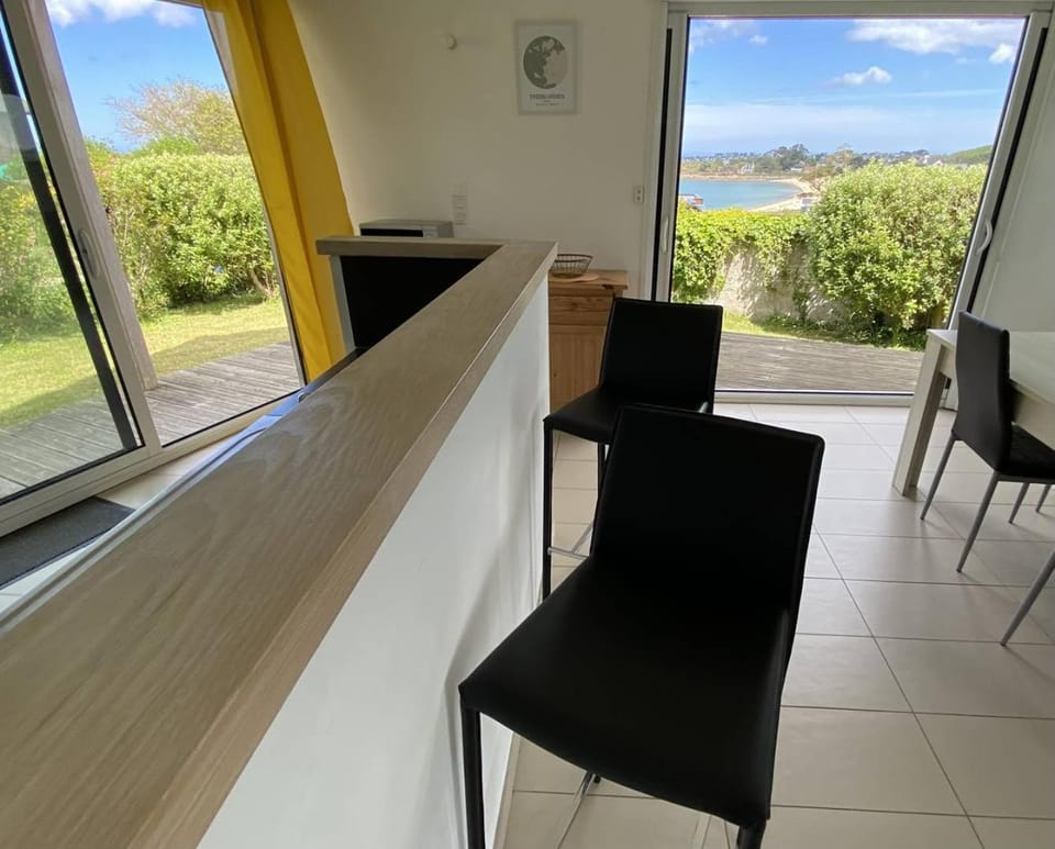 Appartement VUE SUR MER avec WIFI, terrasse à TREBEURDEN - Réf 673 Apartment in Brittany