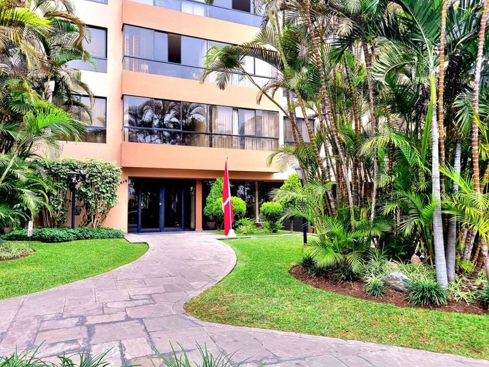 Property building, Garden, Garden view