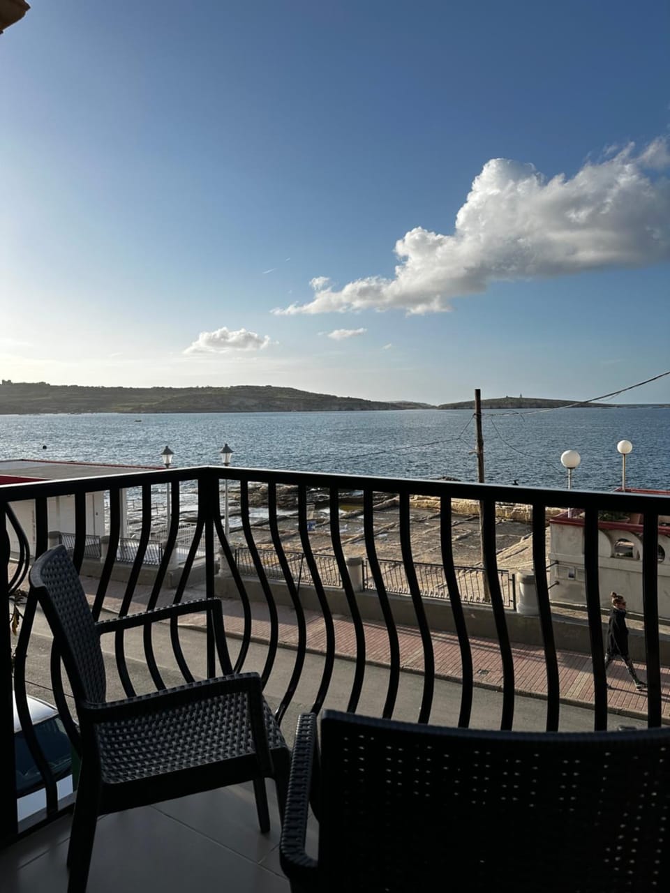 Natural landscape, View (from property/room), Balcony/Terrace, Seating area, Sea view