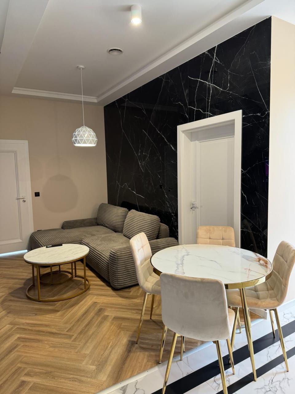 Living room, Seating area, Dining area