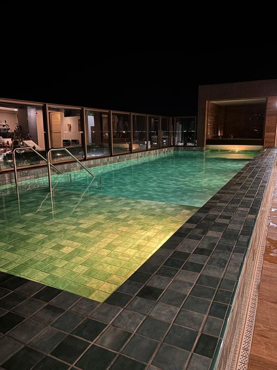 Night, Swimming pool