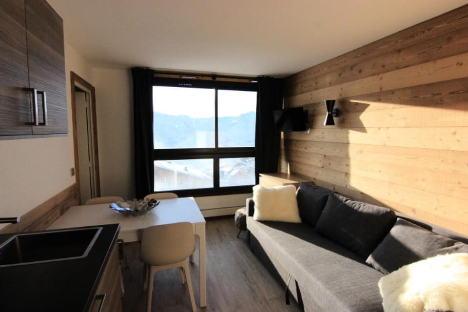 Résidence Trois Vallees - Studio moderne et renové avec cabine pour 4 personnes MAE-7715 Cabin in Les Allues