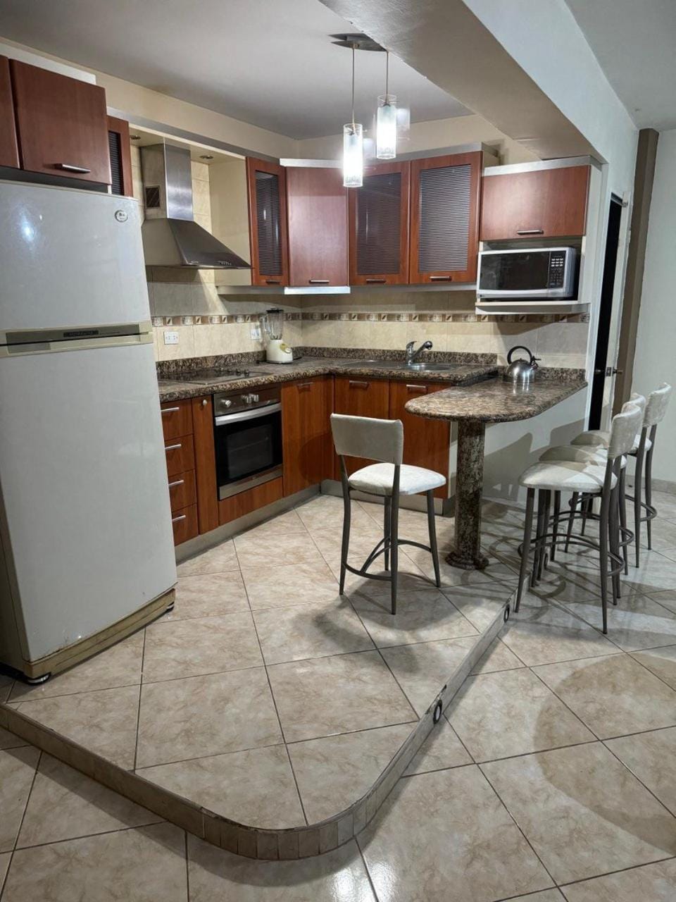 Kitchen or kitchenette, Dining area, dishwasher, oven, stove
