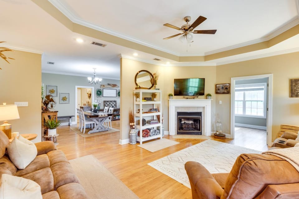 Georgia Countryside Home: 3 Mi to Wild Adventures! House in Georgia