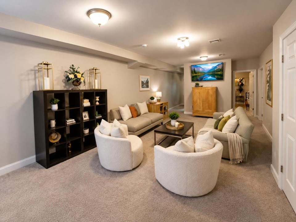 TV and multimedia, Living room, Photo of the whole room, Seating area