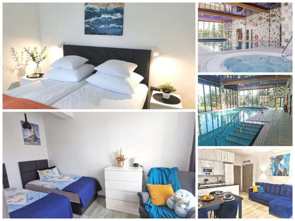 Bed, Photo of the whole room, Bedroom, Swimming pool, towels