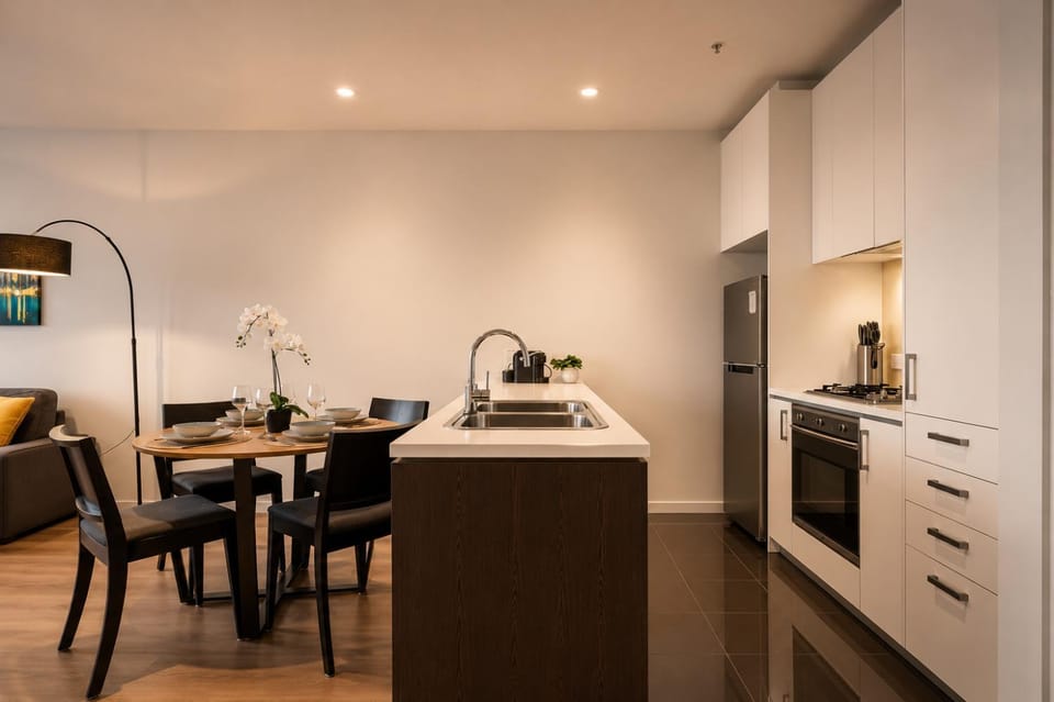 Serene Two Bedroom Apartment in Melbourne CBD with Free Parking Apartment in Melbourne
