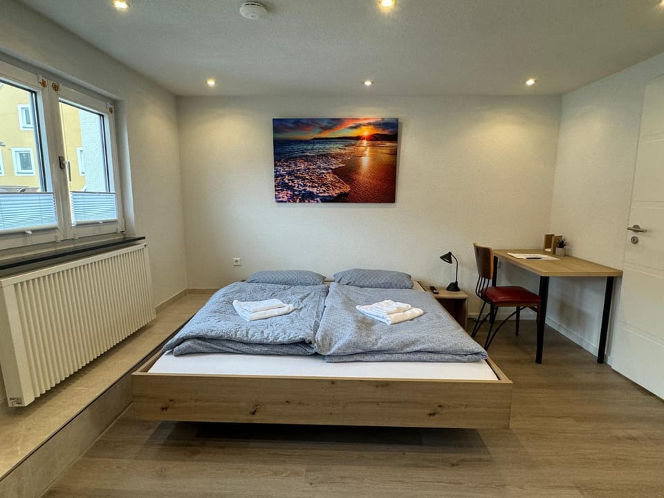 City Apart 3 nahe Badewelt, Museum & Bahnhof mit NETFLIX Apartment in Sinsheim